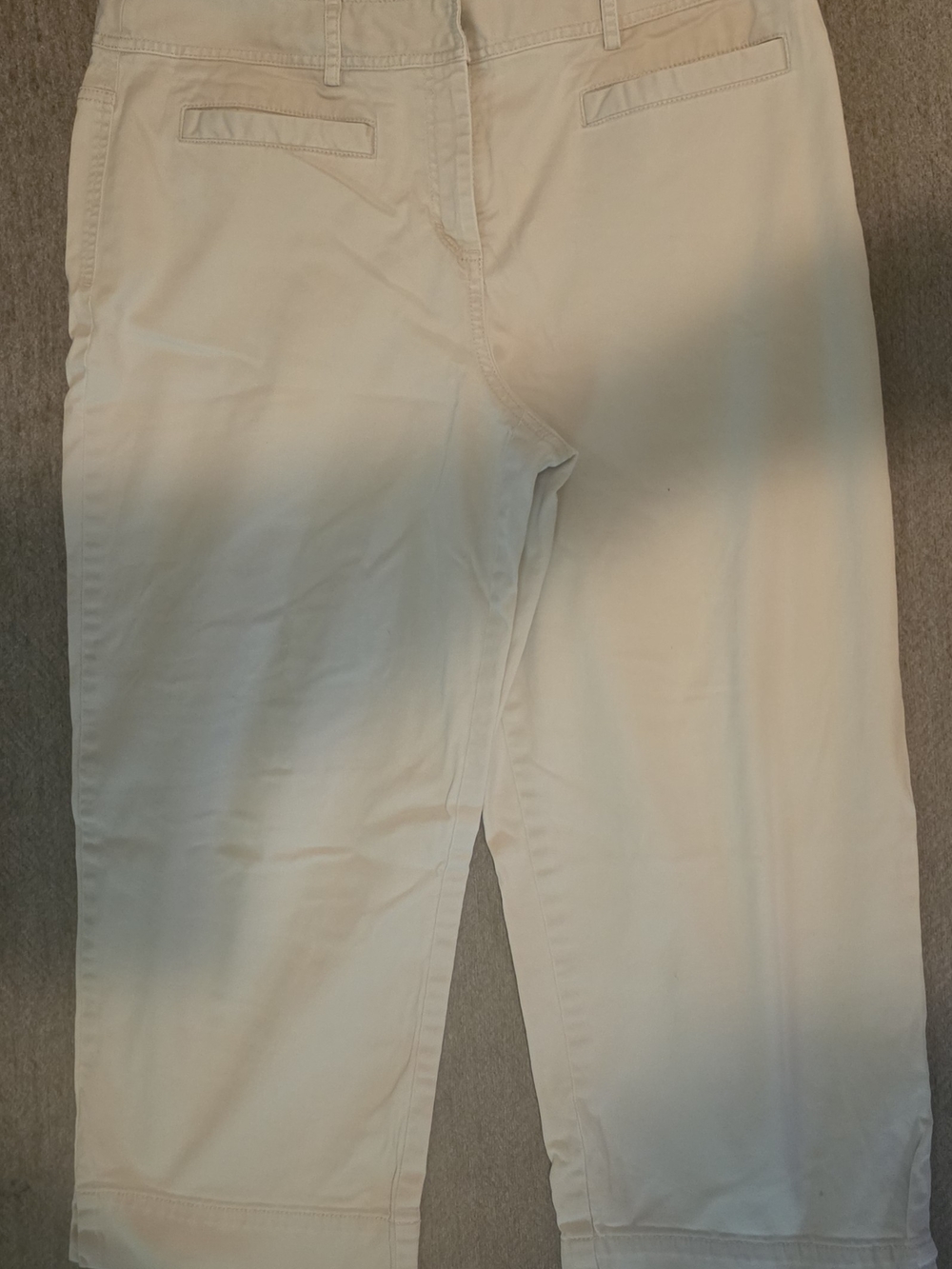 Charter Club Women's Light Cream Capri Pants Size 14